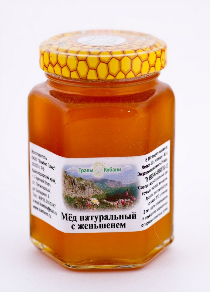 Мёд с женьшенем
